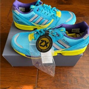 BRAND NEW Adidas ZX 8000 Consortium 10 Men Sz - Blue Glow Unity Purple JQ6739